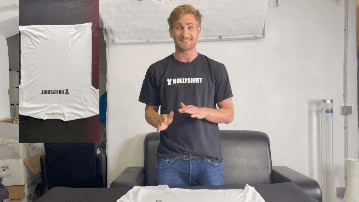 Wie falte ich mein Shirt