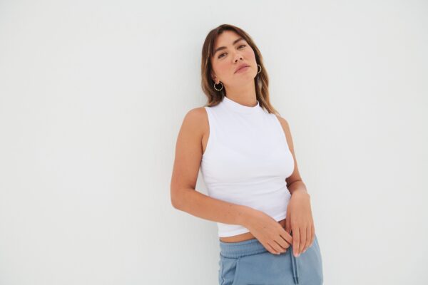 Crop Top mit Turtleneck bedrucken lassen