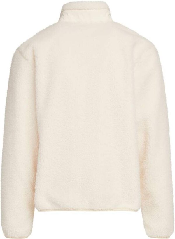 Fleece Jacke beige Rücken