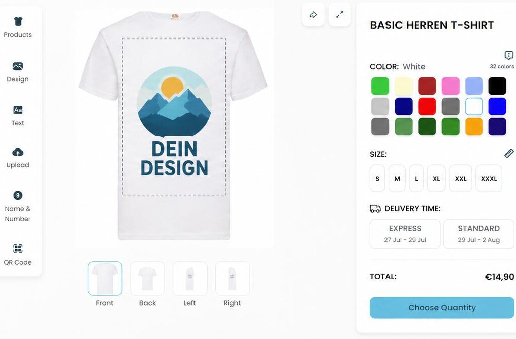 T -Shirt selbst gestalten