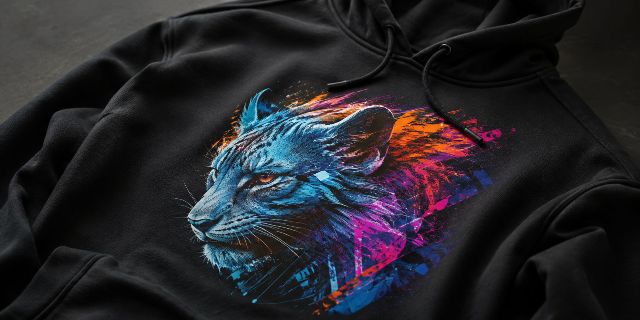 Hoodie mit DTF Druck